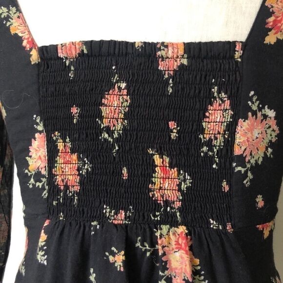 Free People Sea Glass midi dress in black combo - Picture 7 of 11